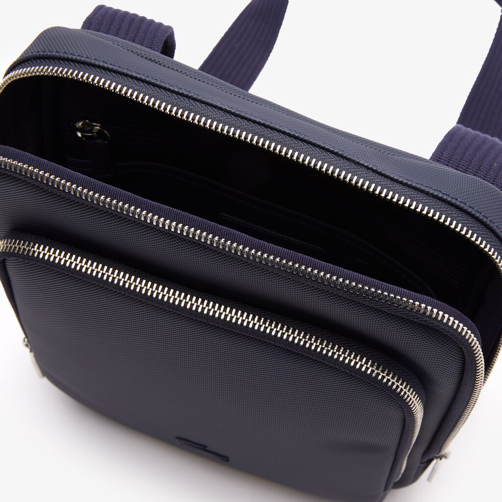 Bolsas Lacoste Hombre Azul Marino Classic Zippered Pocket Rectangular Crossbody Bag EC1-16271W2