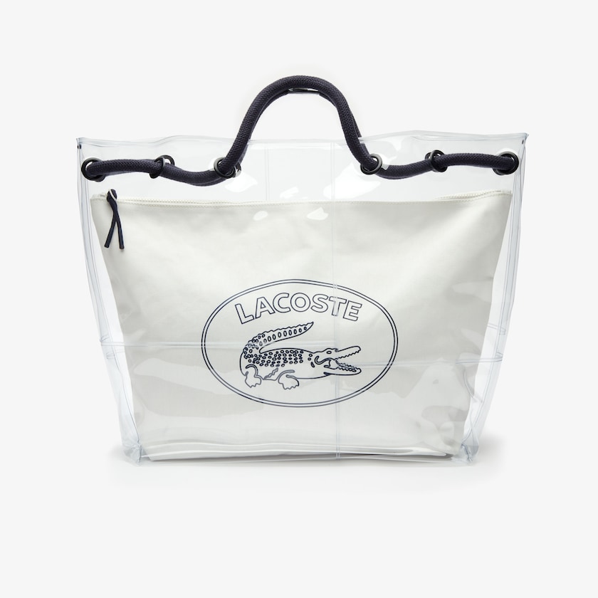 Bolsas Lacoste Clear Shopper Bag Mujer Blancos | HX2-91869Z2
