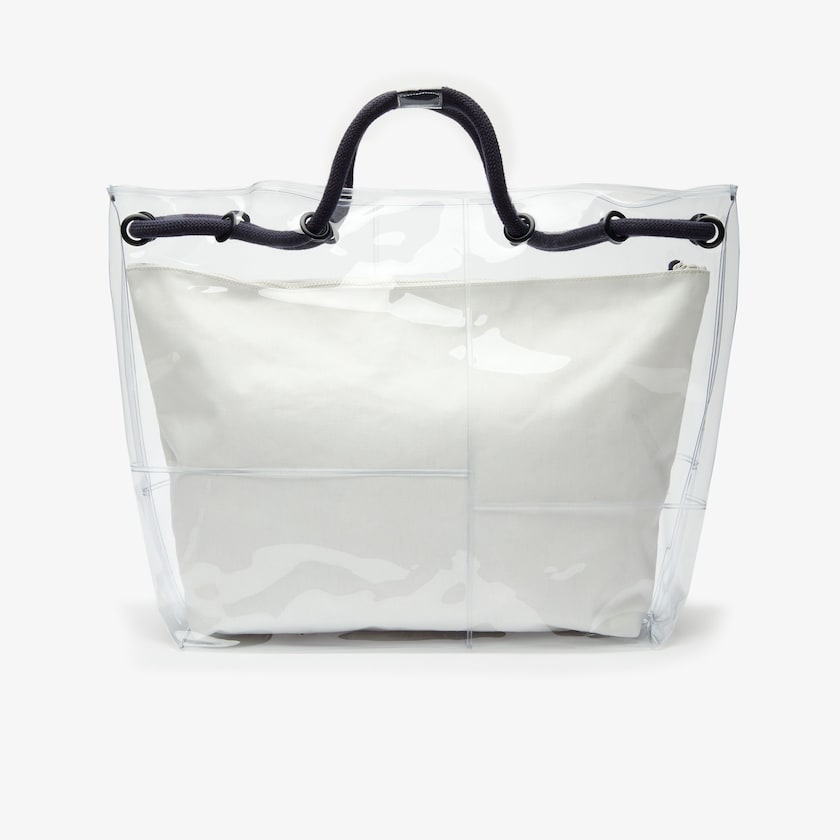 Bolsas Lacoste Clear Shopper Bag Mujer Blancos | HX2-91869Z2