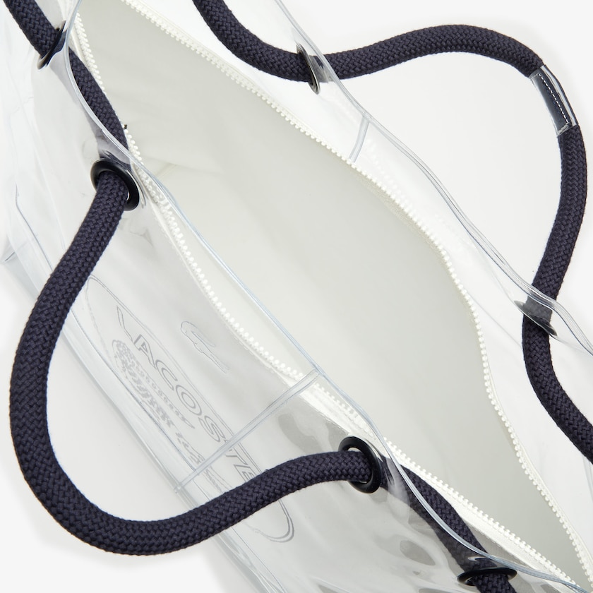 Bolsas Lacoste Clear Shopper Bag Mujer Blancos | HX2-91869Z2