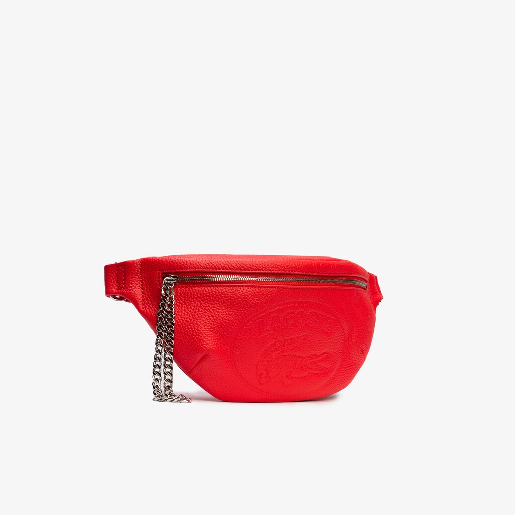 Bolsas Lacoste Croco Crew Grained Leather Beltbag Mujer Rojos | KF5-90189A6