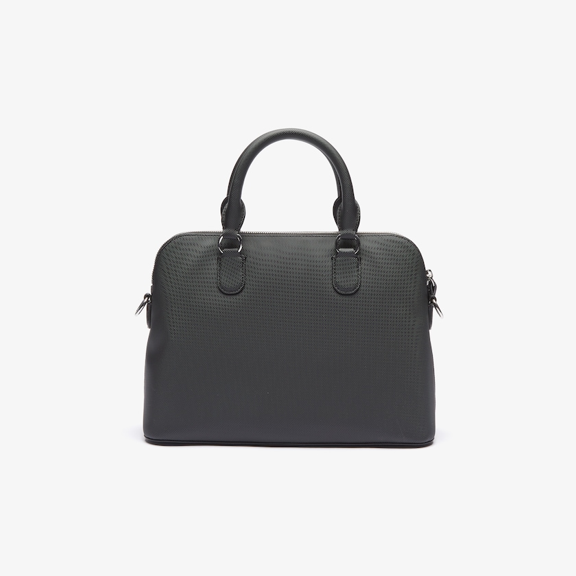 Bolsas Lacoste Daily Classic Coated Piqué Canvas Bugatti Bag Mujer Negros | MJ7-84768O3
