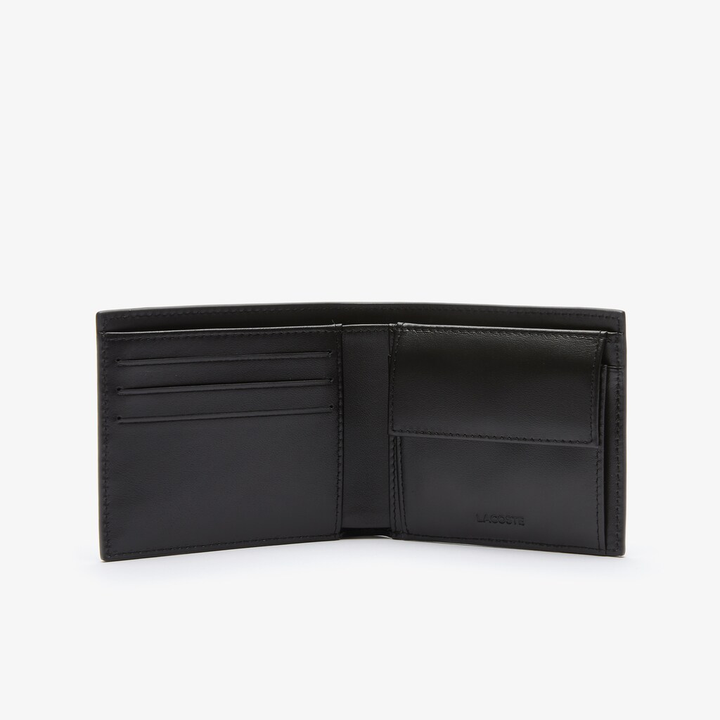 Bolsas Lacoste Fitzgerald billfold in leather Hombre Negros | RP0-08190J5