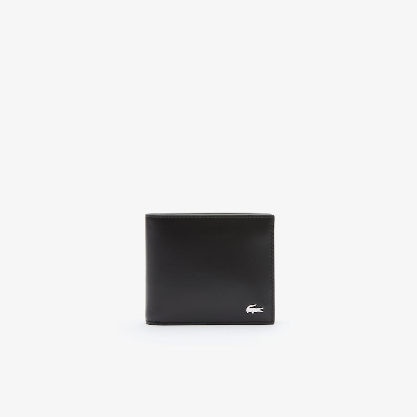 Bolsas Lacoste Fitzgerald billfold in leather Hombre Negros | RP0-08190J5