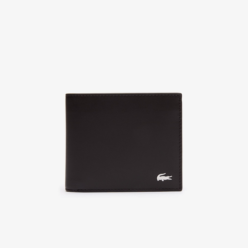 Bolsas Lacoste Fitzgerald billfold in leather Hombre Marrom Oscuro | AH4-98959E3