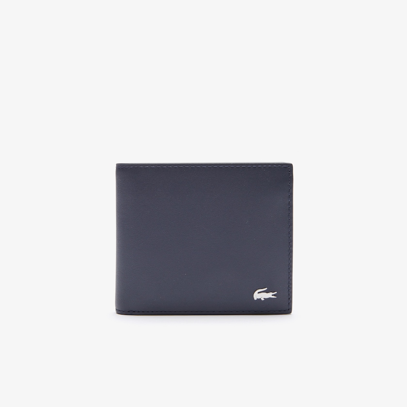Bolsas Lacoste Fitzgerald billfold in leather Hombre Azul Marino | AK3-57675Y3
