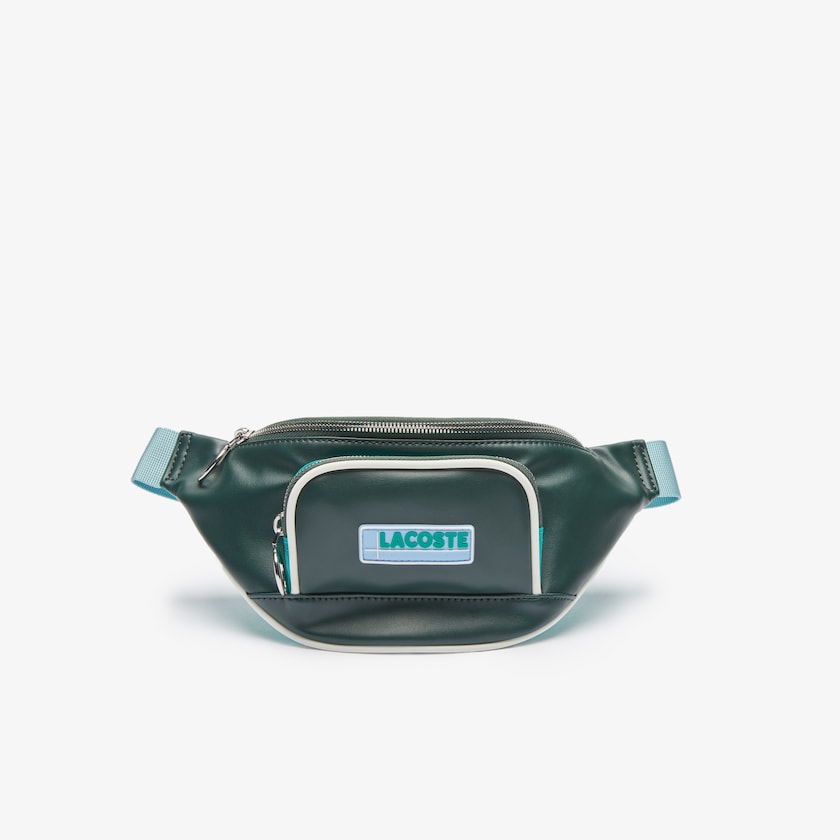 Bolsas Lacoste LCST Badge Colorblock Zip Fanny Pack Mujer Verdes Oscuro | HA8-56705R4
