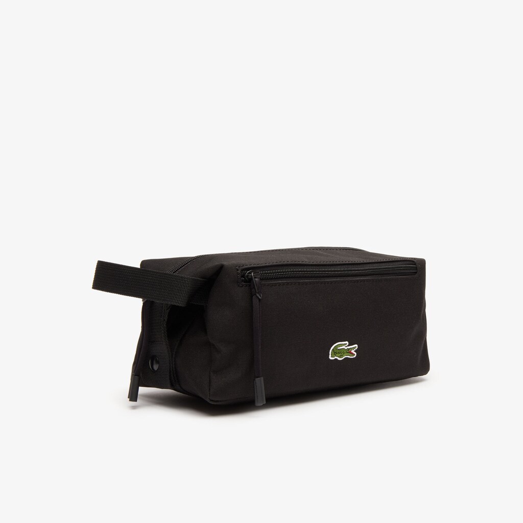 Bolsas Lacoste Néocroc Canvas Toilet Kit Hombre Negros | MM7-05310Z5