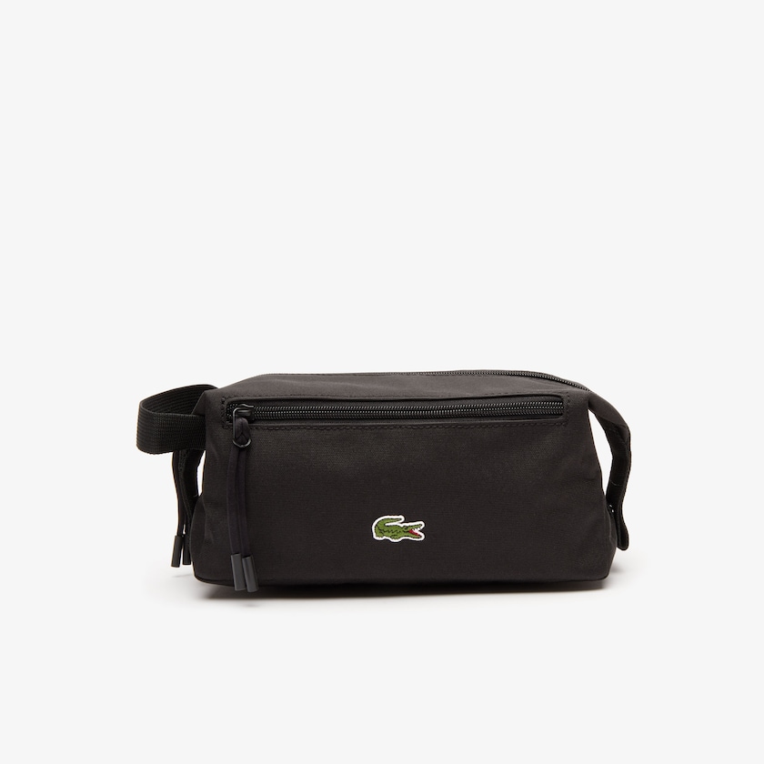 Bolsas Lacoste Néocroc Canvas Toilet Kit Hombre Negros | MM7-05310Z5