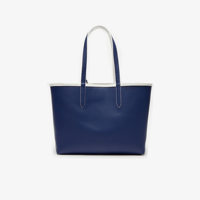 Bolso Tote Lacoste Anna Removable Pouch Coloured Design Mujer Blancos Azul Marino Azules | BW6-66396P6
