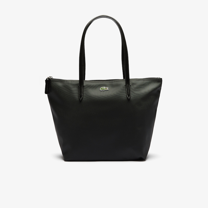 Bolso Tote Lacoste L.12.12 Concept Small Zip Mujer Negros | JF5-58945I3