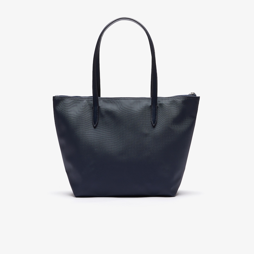 Bolso Tote Lacoste L.12.12 Concept Small Zip Mujer Azul Marino Azules | YQ1-88068L9