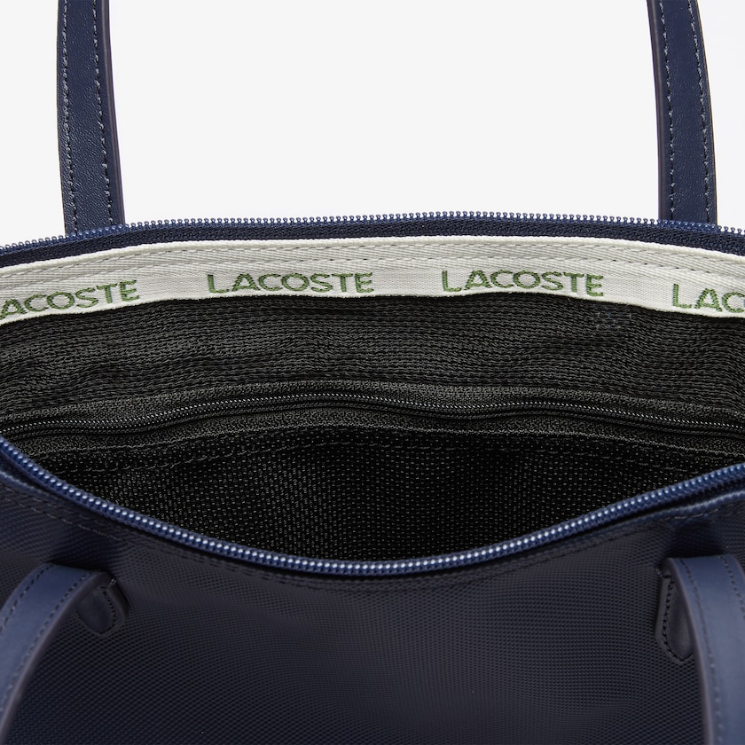 Bolso Tote Lacoste L.12.12 Concept Small Zip Mujer Azul Marino Azules | YQ1-88068L9