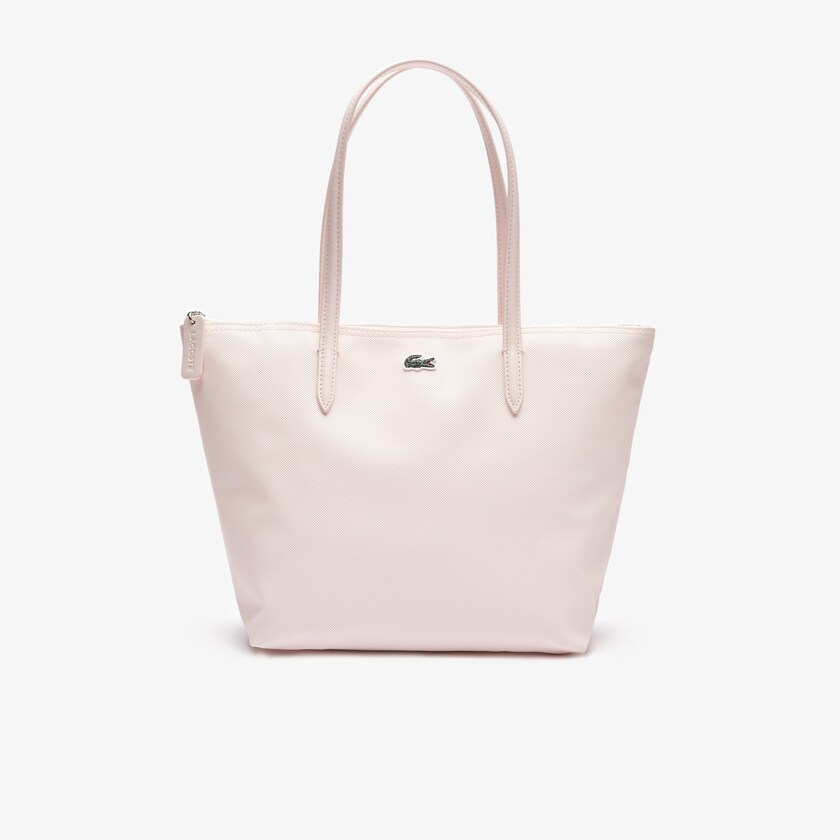 Bolso Tote Lacoste L.12.12 Concept Small Zip Mujer Rosas | ZT8-72837W9