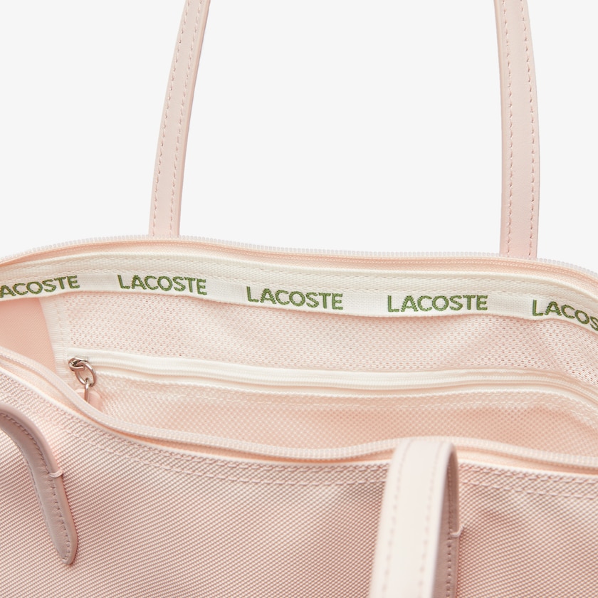 Bolso Tote Lacoste L.12.12 Concept Small Zip Mujer Rosas | ZT8-72837W9