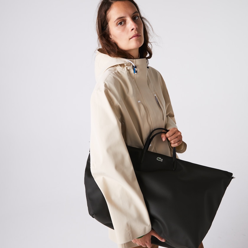 Bolso Tote Lacoste L.12.12 Concept Weekend Mujer Negros | FT7-38053I0