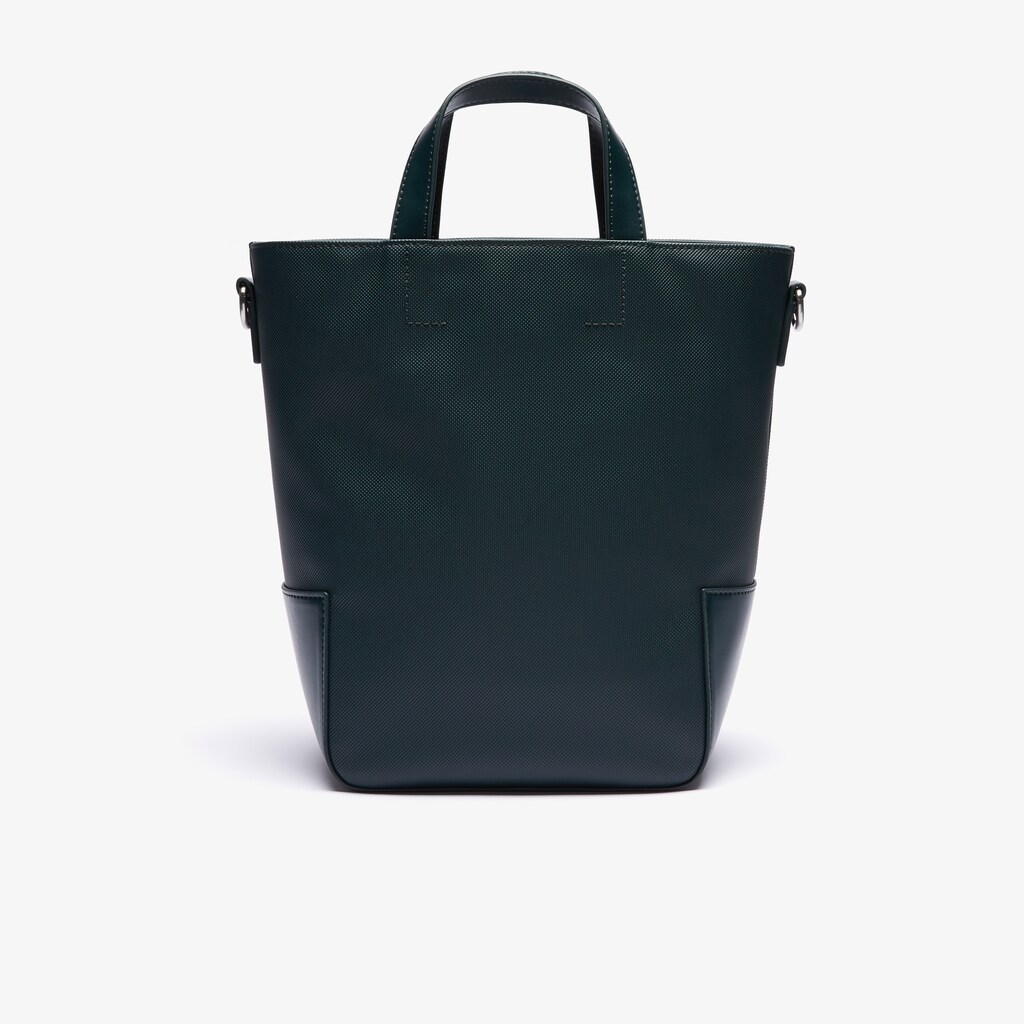 Bolso Tote Lacoste Piqué Resort Piqué Canvas Mujer Verdes Oscuro | SO0-41174S0