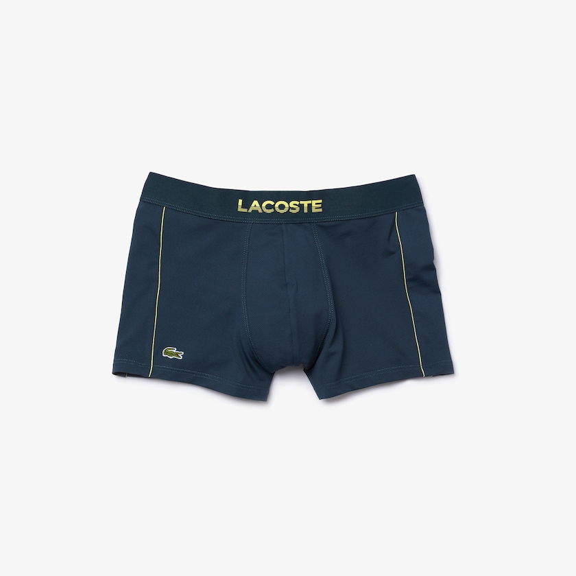 Bragas Lacoste Motion Technical Piqué Boxer Hombre Azules | DY3-18591C2