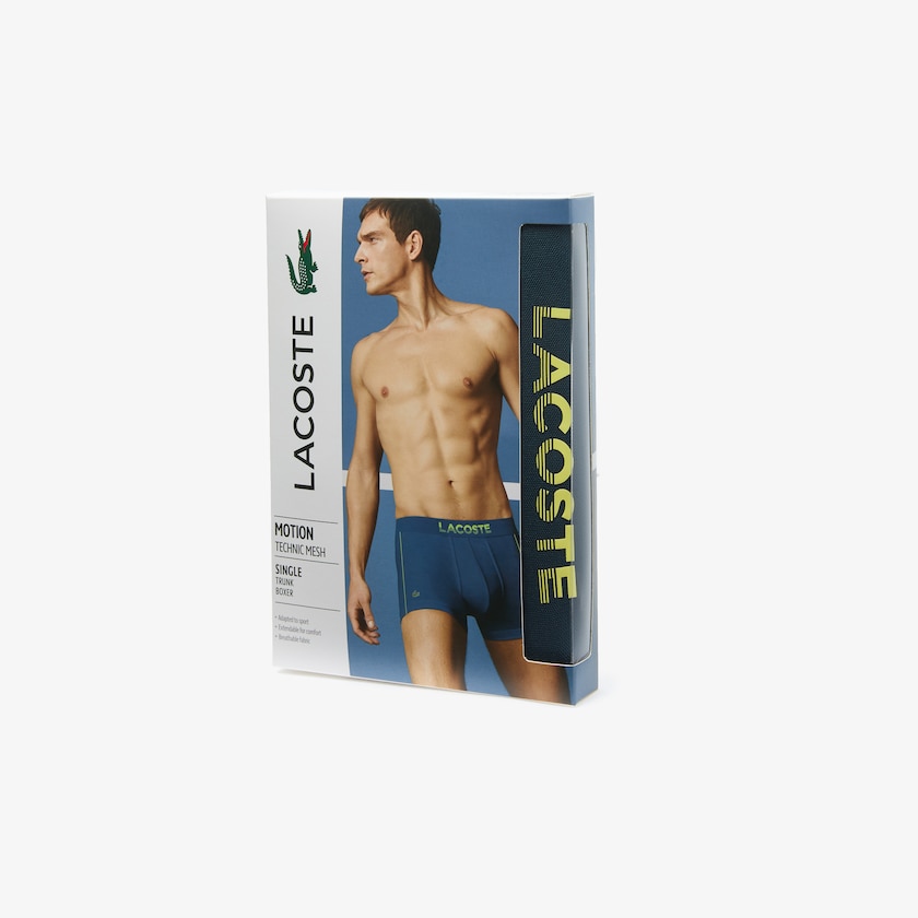 Bragas Lacoste Motion Technical Piqué Boxer Hombre Azules | DY3-18591C2