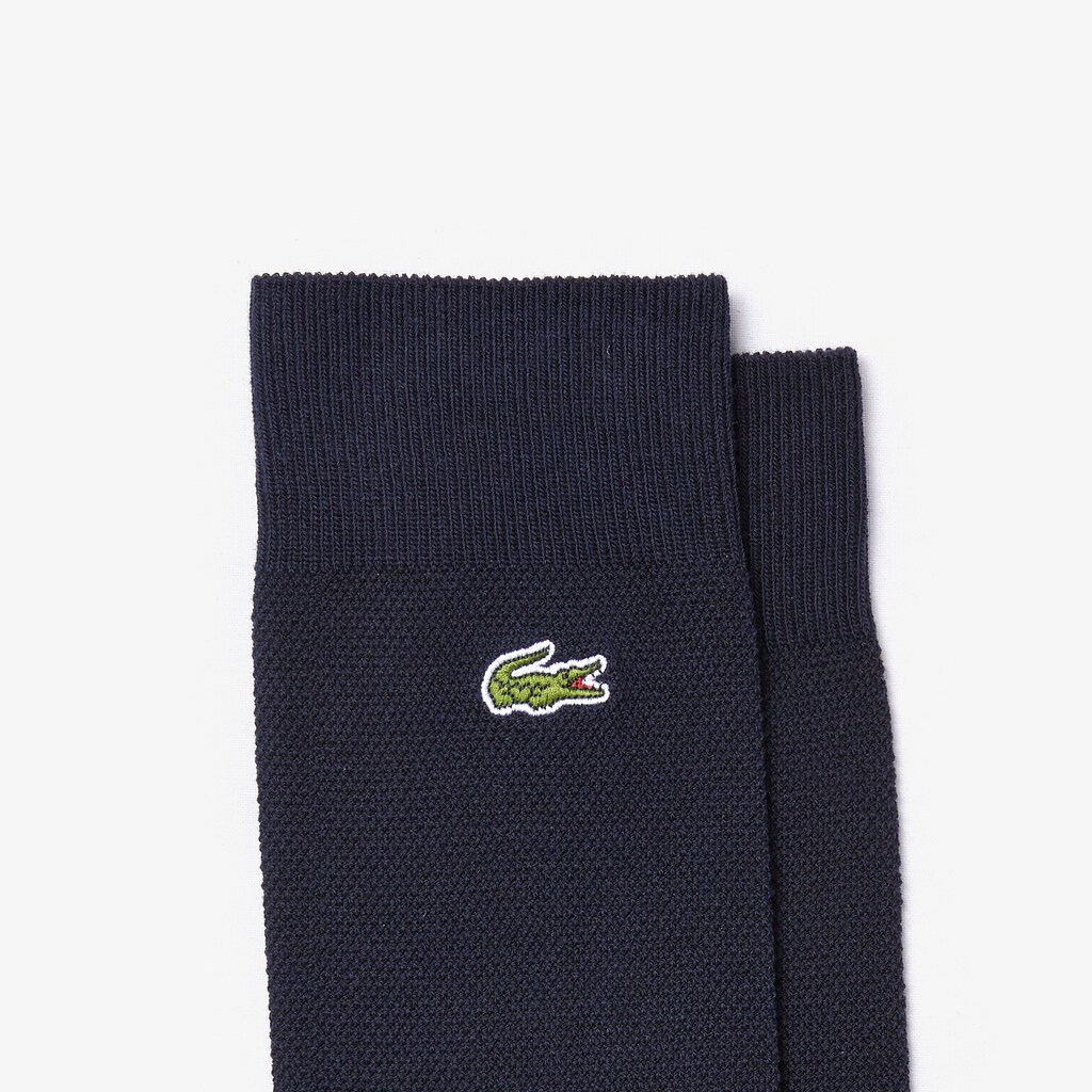 Calcetines Lacoste Cotton Blend 3-Pack Hombre Azul Marino Azules Verdes | IG2-05010X8