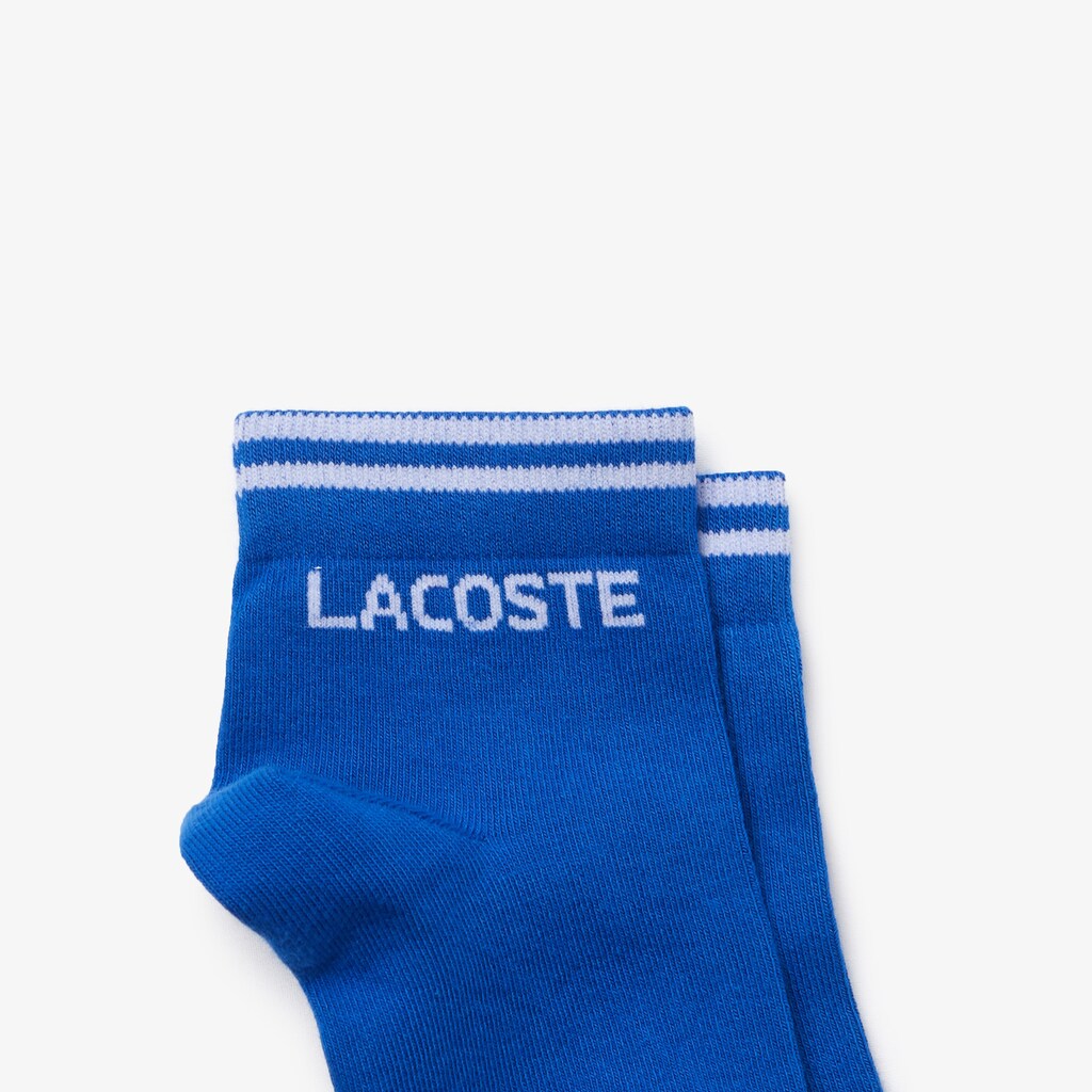 Calcetines Lacoste Two-Pack Of SPORT Cotton Hombre Azules Blancos | CA9-03380N2