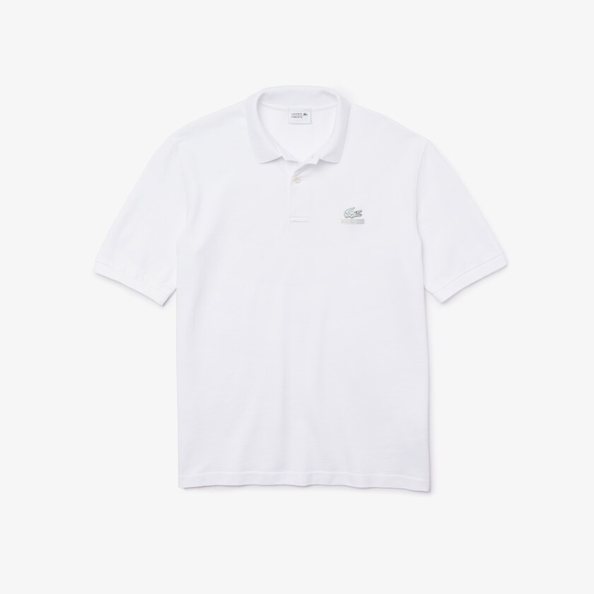 Camisa Polo Lacoste CONCEPTS Collaboration Relaxed Hombre Blancos | UZ1-35663B5