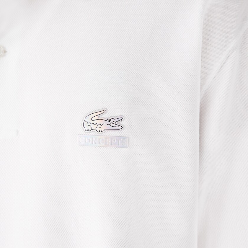 Camisa Polo Lacoste CONCEPTS Collaboration Relaxed Hombre Blancos | UZ1-35663B5