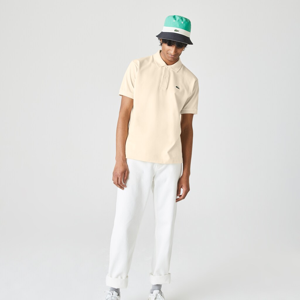 Camisa Polo Lacoste Classic Fit L.12.12 Hombre Beige | KN4-27842W9