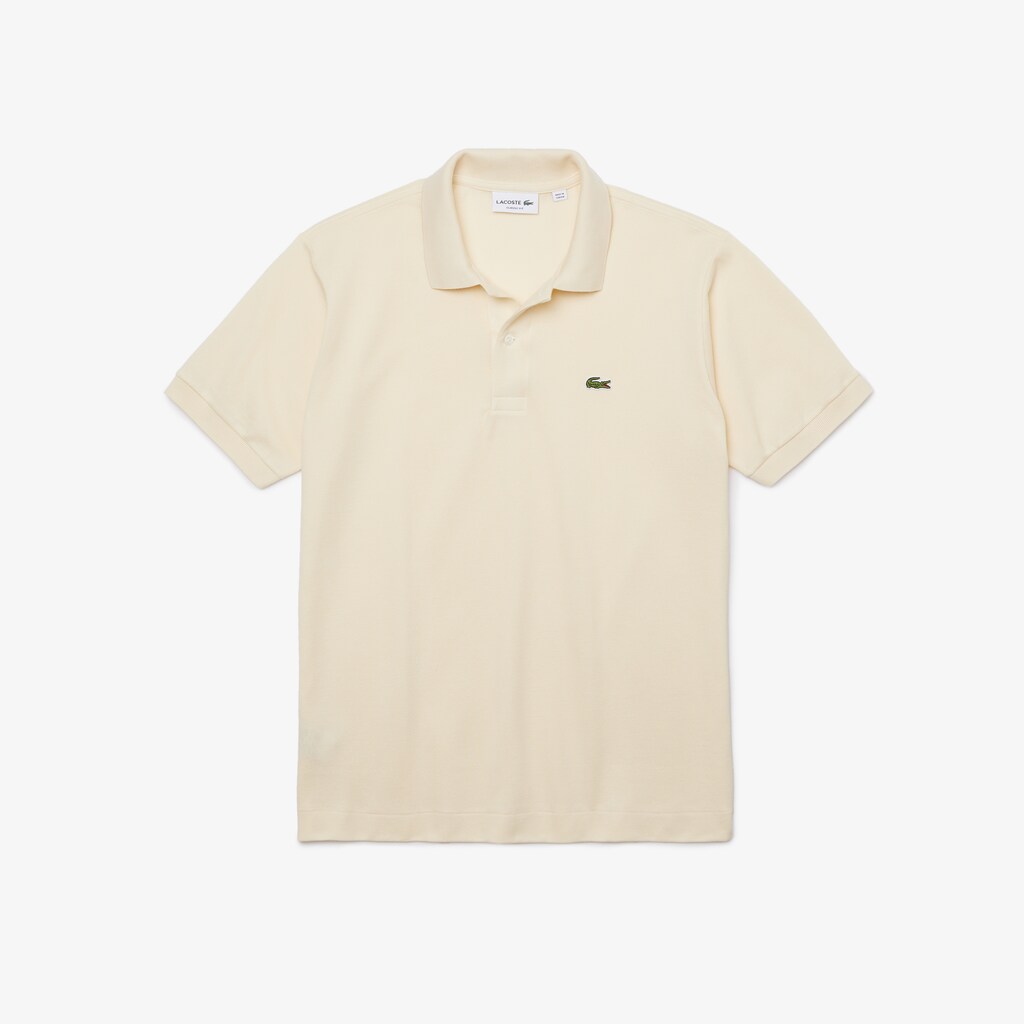 Camisa Polo Lacoste Classic Fit L.12.12 Hombre Beige | KN4-27842W9