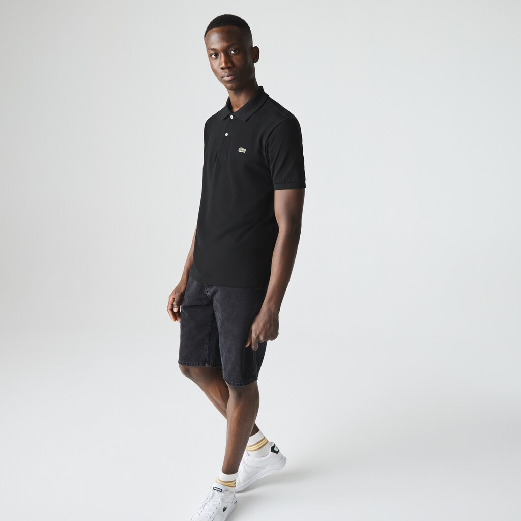 Camisa Polo Lacoste Classic Fit L.12.12 Hombre Negros | KO8-04080E7