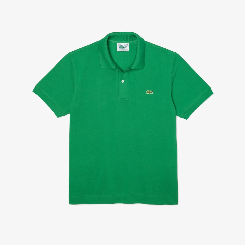 Camisa Polo Lacoste Classic Fit Organic Cotton Piqué Hombre Verdes | TF9-52755X1