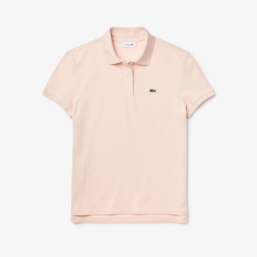 Camisa Polo Lacoste Classic Fit Soft Cotton Petit Piqué Mujer Rosas Claro | IW2-80648Y8