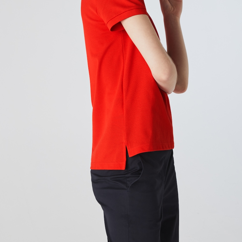 Camisa Polo Lacoste Classic Fit Soft Cotton Petit Piqué Mujer Rojos | GX7-24972L6