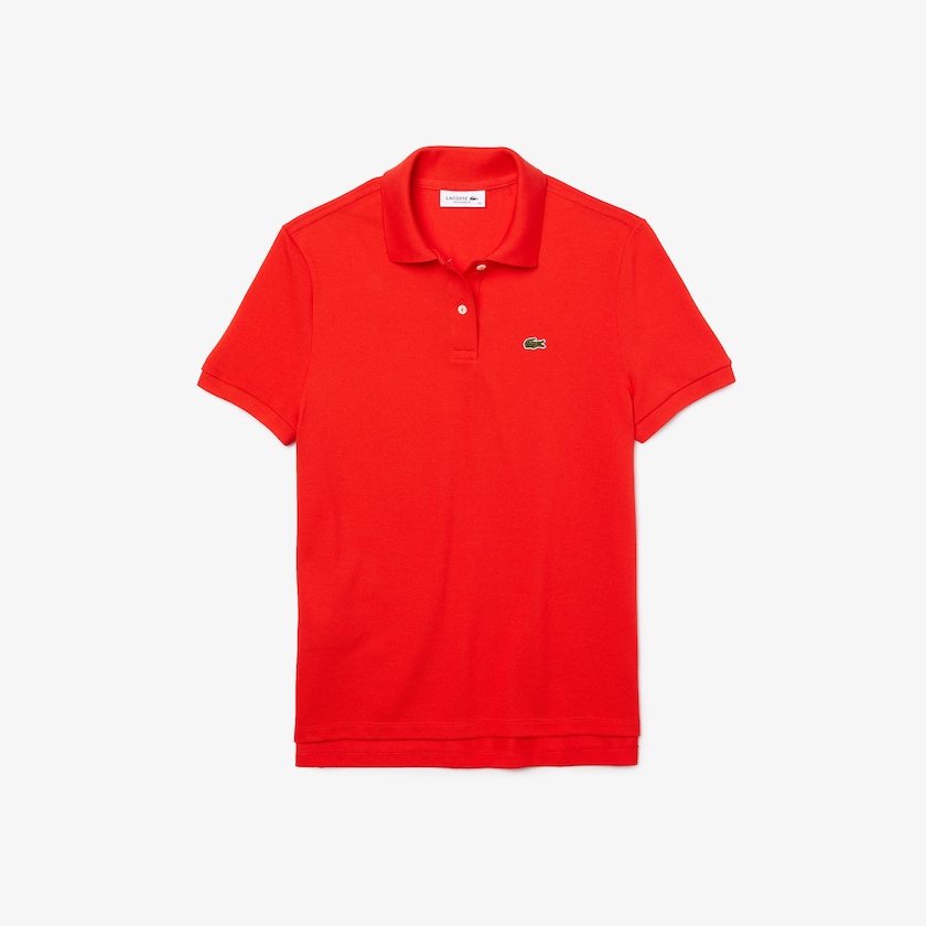 Camisa Polo Lacoste Classic Fit Soft Cotton Petit Piqué Mujer Rojos | GX7-24972L6