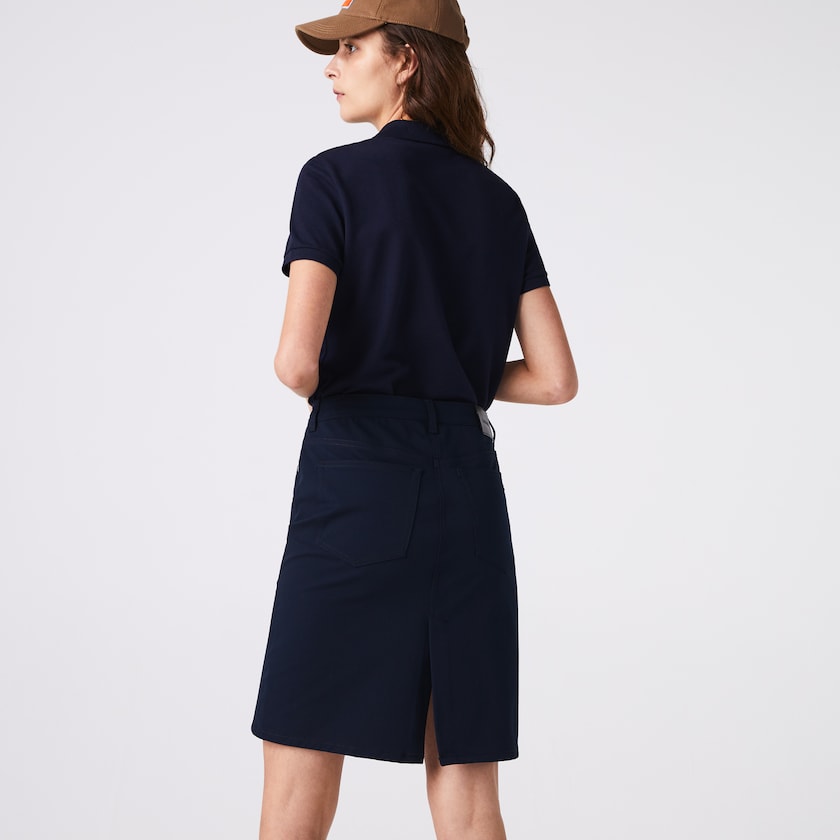 Camisa Polo Lacoste Classic Fit Soft Cotton Petit Piqué Mujer Azul Marino Azules | XD6-02300Q1