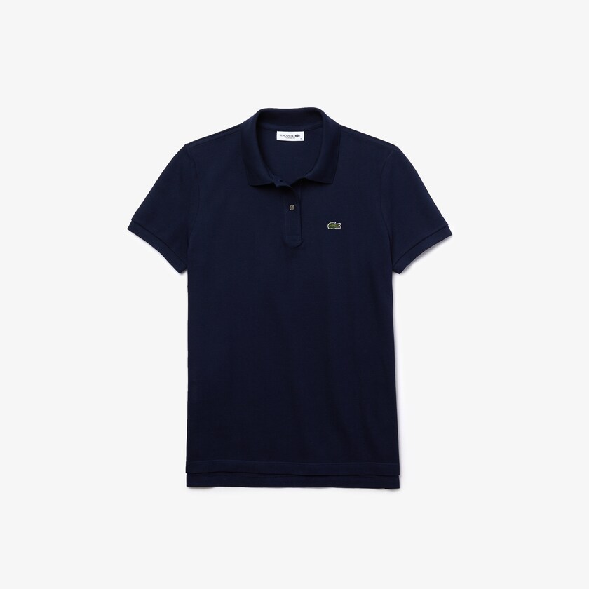 Camisa Polo Lacoste Classic Fit Soft Cotton Petit Piqué Mujer Azul Marino Azules | XD6-02300Q1
