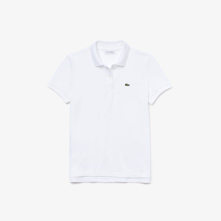 Camisa Polo Lacoste Classic Fit Soft Cotton Petit Piqué Mujer Blancos | EF3-02580T4