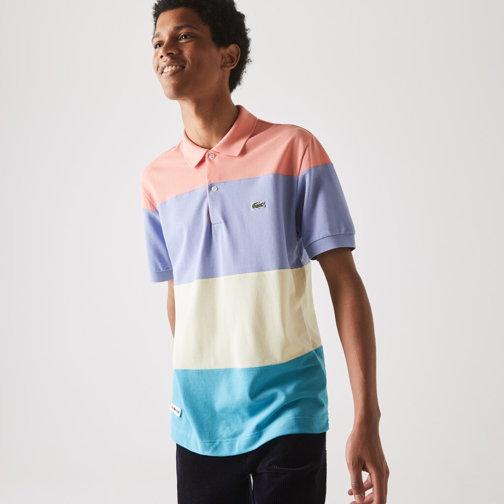 Camisa Polo Lacoste Fresh And Light Cotton Piqué Classic Fit Hombre Azules | WI8-86898V6