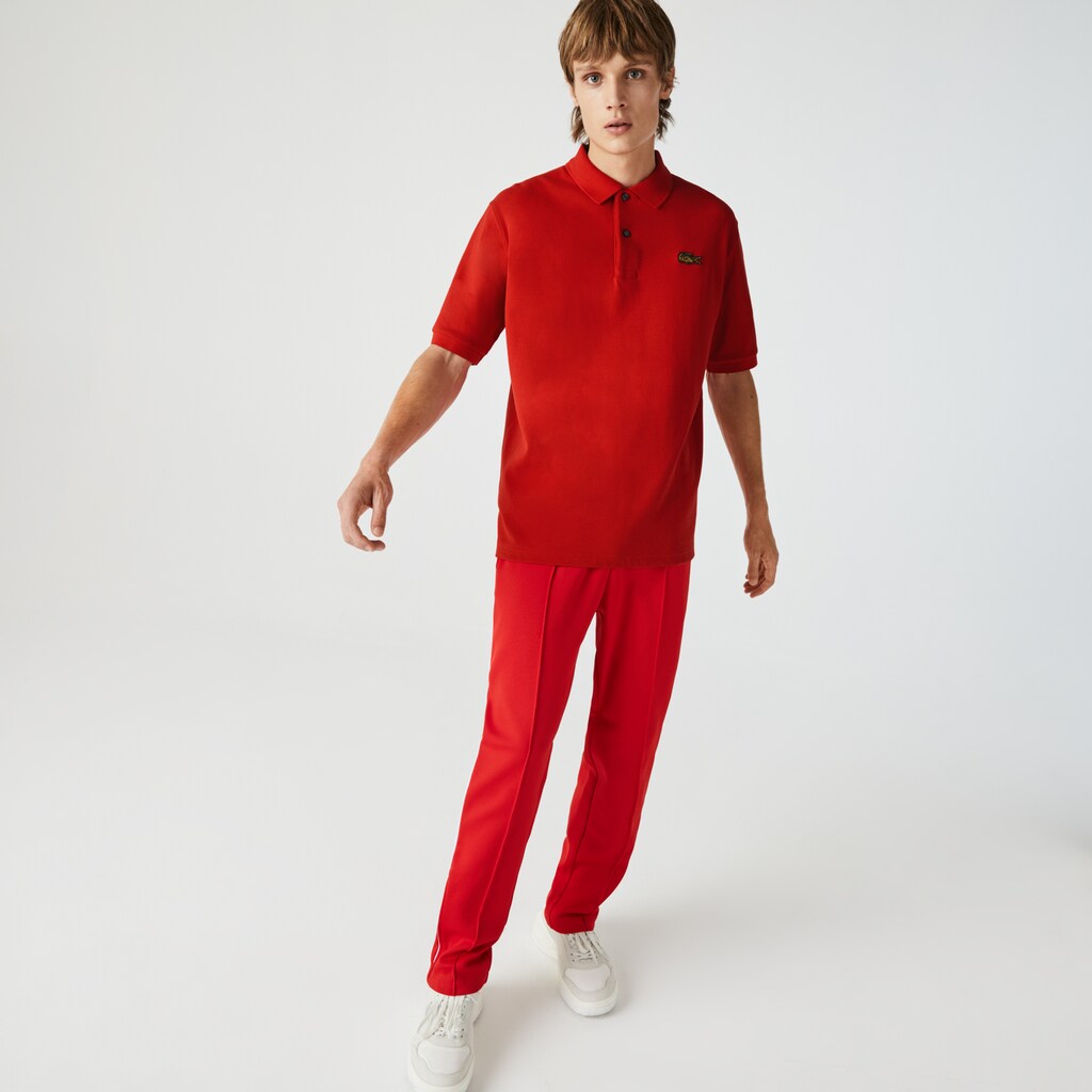 Camisa Polo Lacoste LIVE Loose Fit Cotton Piqué Hombre Rojos | AO2-17241N3