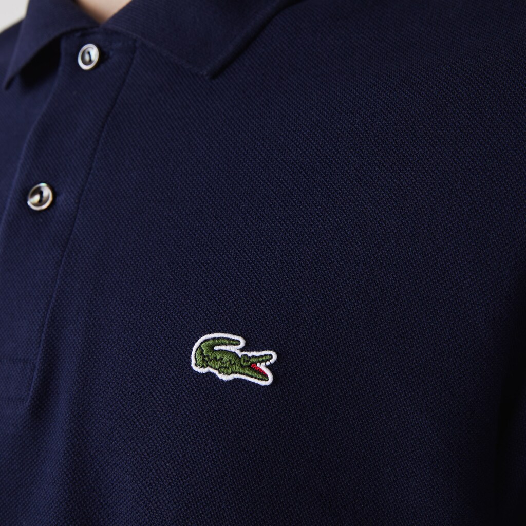 Camisa Polo Lacoste Long-Sleeve Classic Fit L.12.12 Hombre Azul Marino Azules | WK1-24592L8