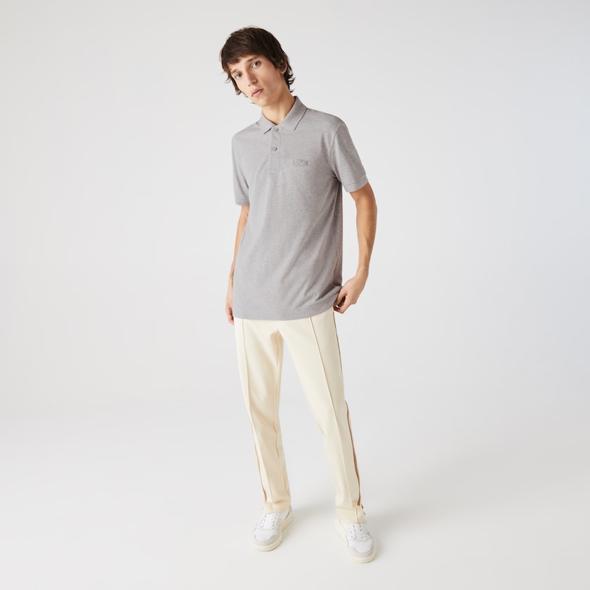Camisa Polo Lacoste Loop Hombre Grises | SU1-85558I3