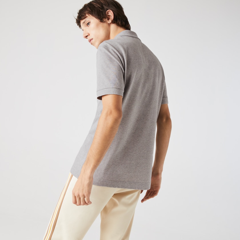Camisa Polo Lacoste Loop Hombre Grises | SU1-85558I3