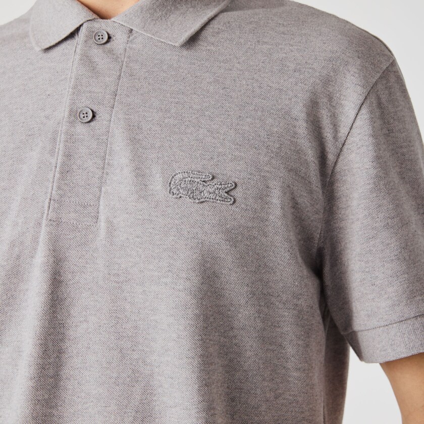 Camisa Polo Lacoste Loop Hombre Grises | SU1-85558I3