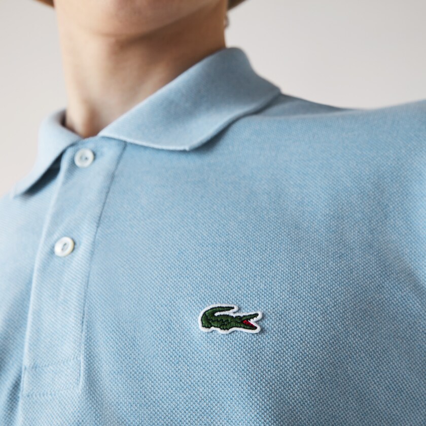 Camisa Polo Lacoste Marl Fabric L.12.12 Hombre Azules | BQ9-63336D8