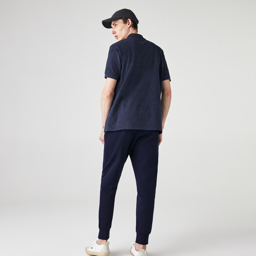 Camisa Polo Lacoste Marl Fabric L.12.12 Hombre Azules | IV4-90509Y5