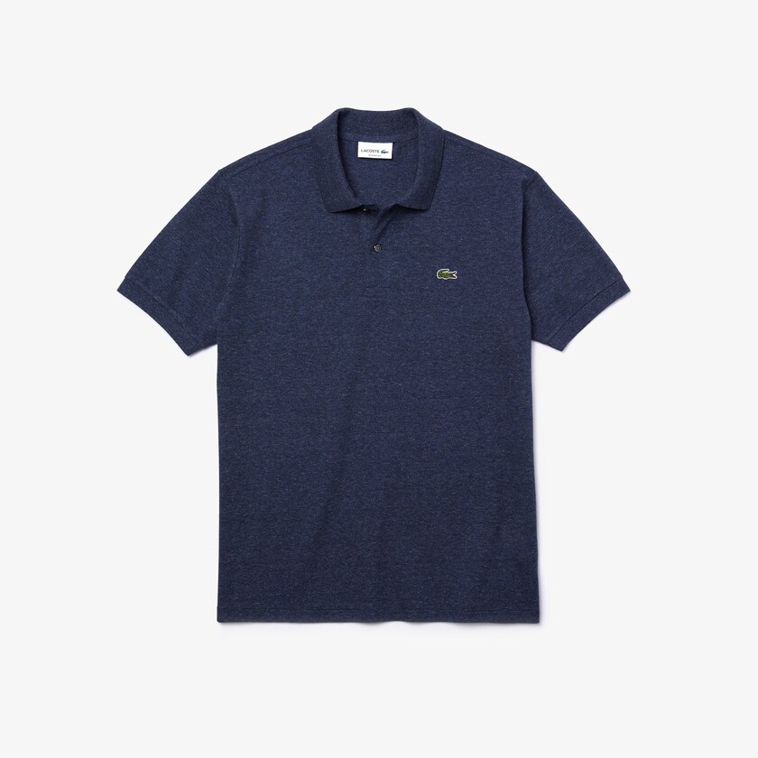 Camisa Polo Lacoste Marl Fabric L.12.12 Hombre Azules | IV4-90509Y5