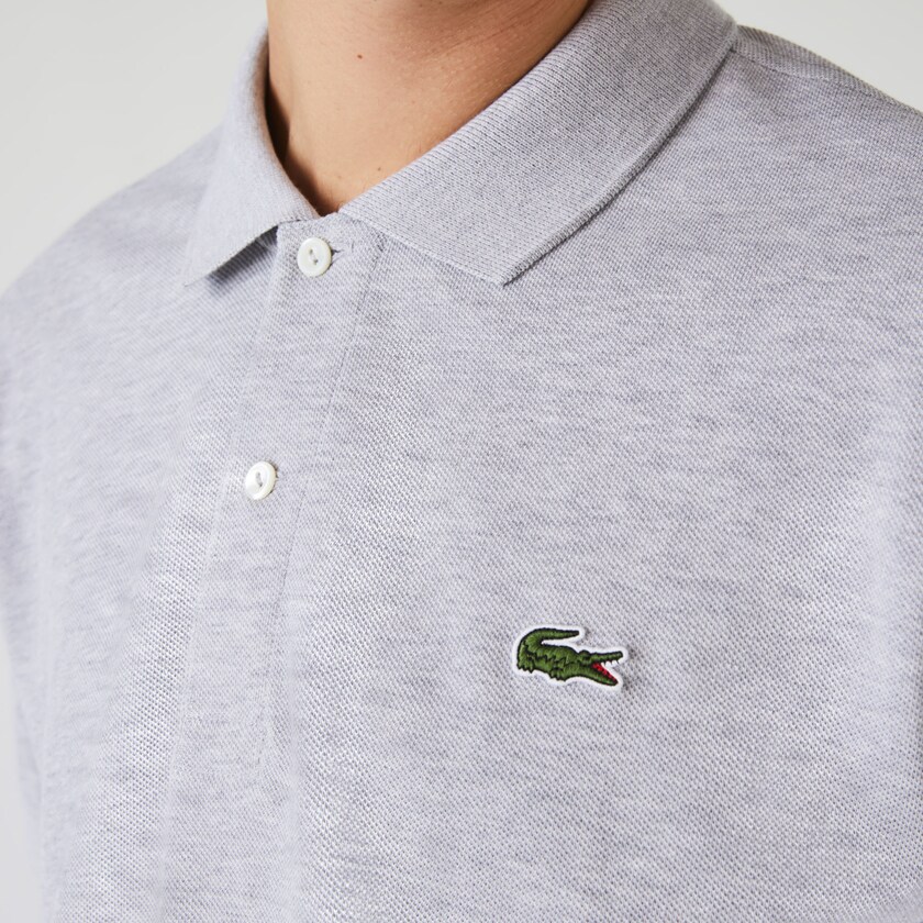 Camisa Polo Lacoste Marl Fabric L.12.12 Hombre Grises | LK5-16331Z3