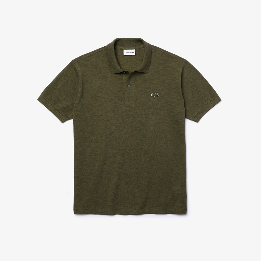 Camisa Polo Lacoste Marl Fabric L.12.12 Hombre Kaki Verdes | CC7-44054J4