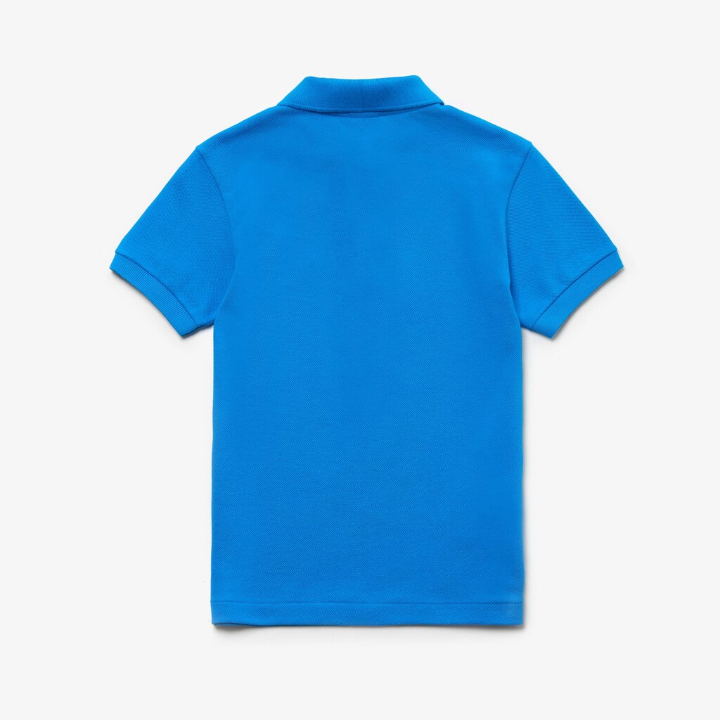 Camisa Polo Lacoste Niños Azules Petit Piqué QG8-76937K9