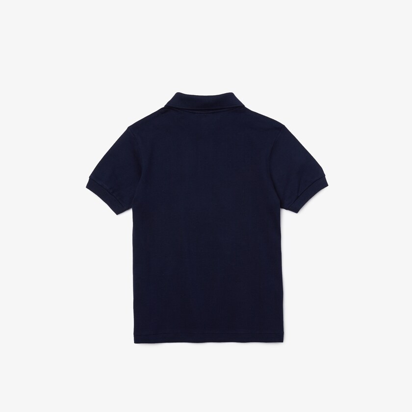 Camisa Polo Lacoste Niños Azul Marino Azules Petit Piqué TB7-01580T2